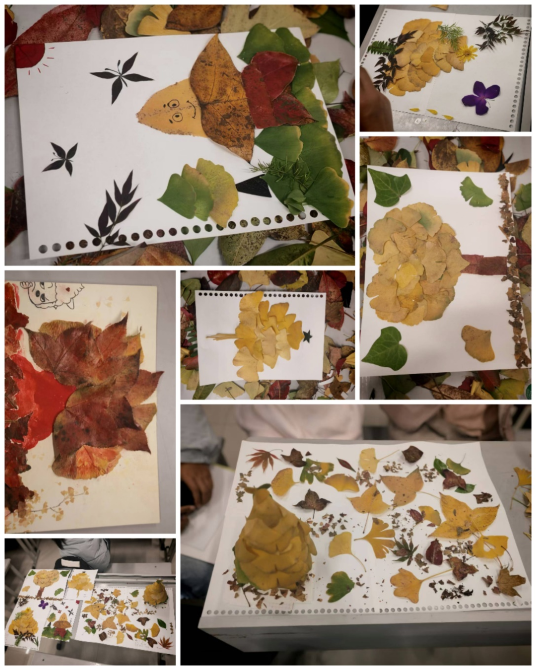 一站式学生社区 | 不负秋日，一起比个“叶” ！智慧社区开展落叶贴画DIY创意活动 第 2 张
